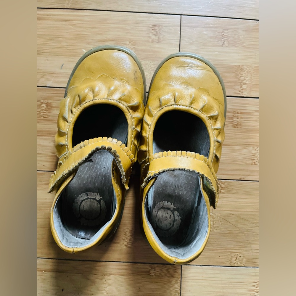 Livie & Luca Yellow Mary Janes